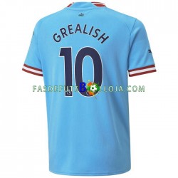 Camisola 1º Equipamento Manchester City Grealish 10 2022-2023 Manga Curta ,Homem