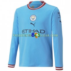 Camisola 1º Equipamento Manchester City 2022-2023 Manga Comprida ,Homem