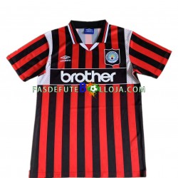 Camisola 2º Equipamento Manchester City 1996 Manga Curta Retro ,Homem