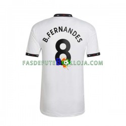 Camisola 2º Equipamento Manchester United Bruno Fernandes 8 2022-2023 Manga Curta ,Homem