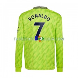 Camisola 3º Equipamento Manchester United Cristiano Ronaldo 2022-2023 Manga Comprida ,Homem
