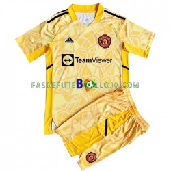 Camisola Guarda-redes 1º Equipamento Manchester United 2022-2023 Manga Curta ,Criança