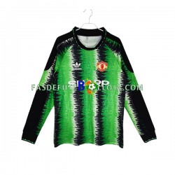 Camisola Guarda-redes 1º Equipamento Manchester United 1990-1991 Manga Comprida Retro ,Homem