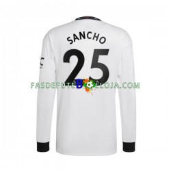 Camisola 2º Equipamento Manchester United Jadon Sancho 25 2022-2023 Manga Comprida ,Homem