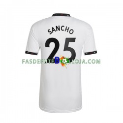 Camisola 2º Equipamento Manchester United Jadon Sancho 25 2022-2023 Manga Curta ,Homem
