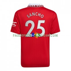 Camisola 1º Equipamento Manchester United Jadon Sancho 25 2022-2023 Manga Curta ,Homem