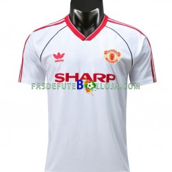 Camisola 2º Equipamento Manchester United 1988 Manga Curta Retro ,Homem