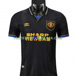 Camisola 2º Equipamento Manchester United 1994 Manga Curta Retro ,Homem