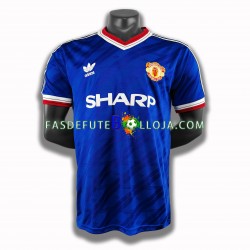 Camisola 3º Equipamento Manchester United 1986 Manga Curta Retro ,Homem