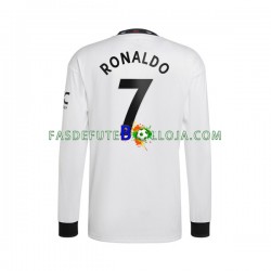Camisola 2º Equipamento Manchester United Ronaldo 7 2022-2023 Manga Comprida ,Homem