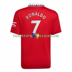 Camisola 1º Equipamento Manchester United Ronaldo 7 2022-2023 Manga Curta ,Homem