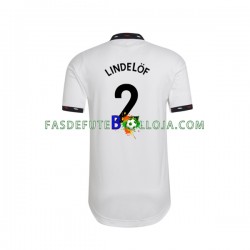 Camisola 2º Equipamento Manchester United Victor Lindelof 2 2022-2023 Manga Curta ,Homem