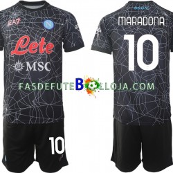 Camisola 1º Equipamento Napoli Diego Maradona 10 Special 2021-2022 Manga Curta ,Criança
