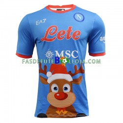Camisola 1º Equipamento Napoli Xmas 2022-2023 Manga Curta ,Homem