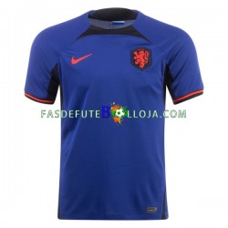 Camisola 2º Equipamento Seleção Neerlandesa World Cup 2022 Manga Curta ,Homem