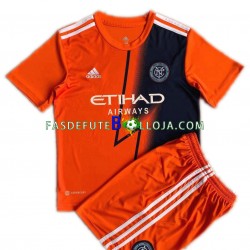 Camisola 2º Equipamento New York City 2022-2023 Manga Curta ,Criança