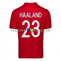 Camisola 1º Equipamento Seleção Norueguesa Erling Haaland 23 2020-2021 Manga Curta ,Homem