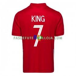 Camisola 1º Equipamento Seleção Norueguesa Joshua King 7 2020-2021 Manga Curta ,Homem