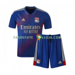 Camisola 4º Equipamento Olympique Lyonnais 2022-2023 Manga Curta ,Criança