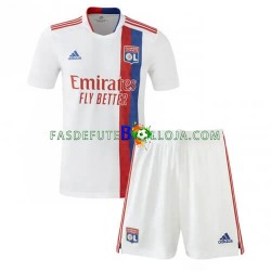 Camisola 1º Equipamento Olympique Lyonnais 2022-2023 Manga Curta ,Criança
