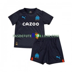 Camisola 2º Equipamento Olympique de Marseille 2022-2023 Manga Curta ,Criança