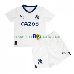 Camisola 1º Equipamento Olympique de Marseille 2022-2023 Manga Curta ,Criança