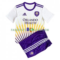 Camisola 2º Equipamento Orlando City 2022-2023 Manga Curta ,Criança