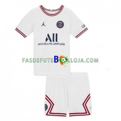 Camisola 4º Equipamento Paris Saint-Germain 2021-2022 Manga Curta ,Criança