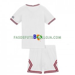 Camisola 4º Equipamento Paris Saint-Germain 2021-2022 Manga Curta ,Criança