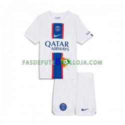 Camisola 3º Equipamento Paris Saint-Germain 2022-2023 Manga Curta ,Criança