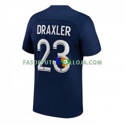 Camisola 1º Equipamento Paris Saint-Germain Draxler 23 2022-2023 Manga Curta ,Homem