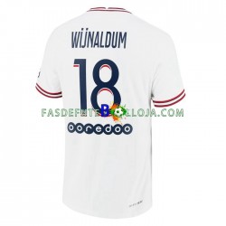 Camisola 4º Equipamento Paris Saint-Germain Georginio Wijnaldum 18 2021-2022 Manga Curta ,Homem