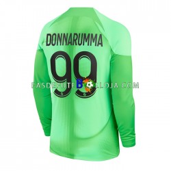Camisola Guarda-redes 1º Equipamento Paris Saint-Germain Gianluigi Donnarumma 99 2022-2023 Manga Comprida ,Homem