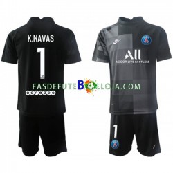 Camisola Guarda-redes 2º Equipamento Paris Saint-Germain Keylor Navas 1 2021-2022 Manga Curta ,Criança