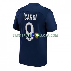 Camisola 1º Equipamento Paris Saint-Germain Icardi 9 2022-2023 Manga Curta ,Homem
