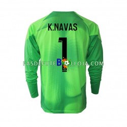 Camisola Guarda-redes 1º Equipamento Paris Saint-Germain Keylor Navas 1 2022-2023 Manga Comprida ,Homem