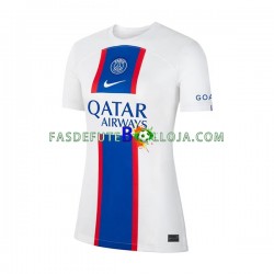 Camisola 3º Equipamento Paris Saint-Germain 2022-2023 Manga Curta ,Feminina