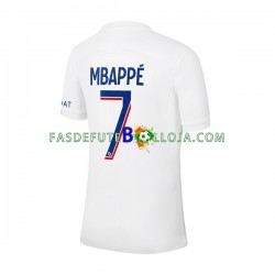 Camisola 3º Equipamento Paris Saint-Germain Mbappé 7 2022-2023 Manga Curta ,Homem