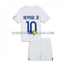 Camisola 3º Equipamento Paris Saint-Germain Neymar Jr 10 2022-2023 Manga Curta ,Criança