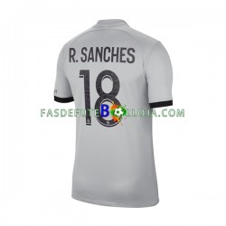 Camisola 2º Equipamento Paris Saint-Germain R.Sanches 18 2022-2023 Manga Curta ,Homem