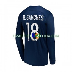 Camisola 1º Equipamento Paris Saint-Germain R.Sanches 18 2022-2023 Manga Comprida ,Homem