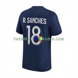 Camisola 1º Equipamento Paris Saint-Germain R.Sanches 18 2022-2023 Manga Curta ,Homem