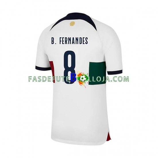 Camisola 2º Equipamento Seleção Portuguesa B.Fernandes 8 World Cup 2022 Manga Curta ,Homem Camisola 2º Equipamento Seleção Portuguesa B.Fernandes 8 World Cup 2022 Manga Curta ,Homem