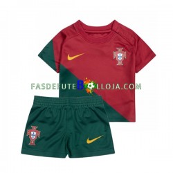 Camisola 1º Equipamento Seleção Portuguesa World Cup 2022 Manga Curta ,Criança