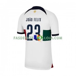Camisola 2º Equipamento Seleção Portuguesa Joao Felix 23 World Cup 2022 Manga Curta ,Homem