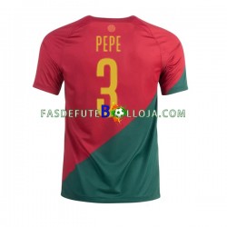 Camisola 1º Equipamento Seleção Portuguesa PEPE 3 World Cup 2022 Manga Curta ,Homem