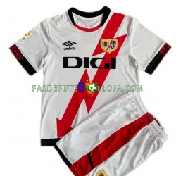 Camisola 1º Equipamento Rayo Vallecano 2021-2022 Manga Curta ,Criança