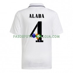 Camisola 1º Equipamento Real Madrid Alaba 4 2022-2023 Manga Curta ,Homem