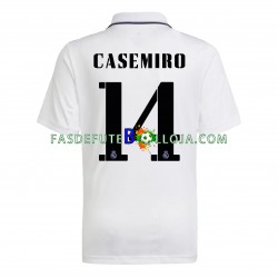 Camisola 1º Equipamento Real Madrid Casemiro 14 2022-2023 Manga Curta ,Homem
