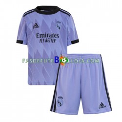 Camisola 2º Equipamento Real Madrid 2022-2023 Manga Curta ,Criança